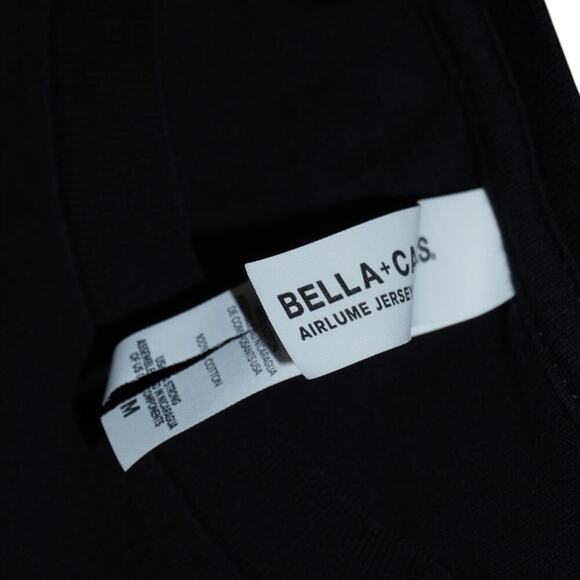 Proof. Black Long Sleeve Graphic T-Shirt – Bella + Canvas Airlume Jersey  Size M - Picture 3 of 3